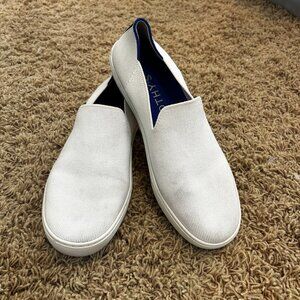 ROTHY'S The Original Slip On Sneaker in Bright White Women's Size 9